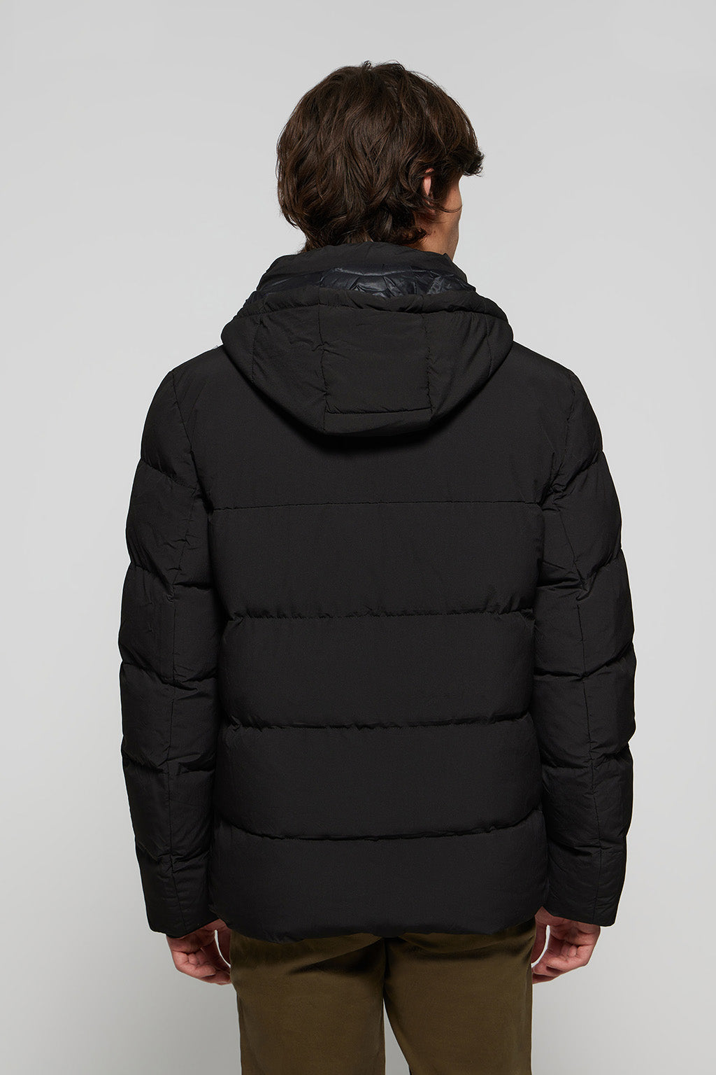 Black polo bubble outlet coat