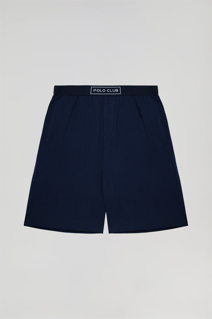 Pantalón corto de pijama Iago azul marino