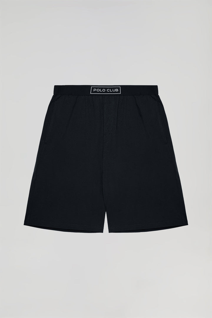 Krótkie spodnie od piżamy Iago w kolorze czarnym