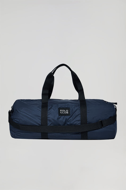 Blue light travel bag with Polo Club detail