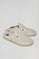 Beige slippers with Polo Club detail for women