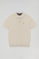 Poloshirt aus Strickstoff beige mit Rigby Go Logo