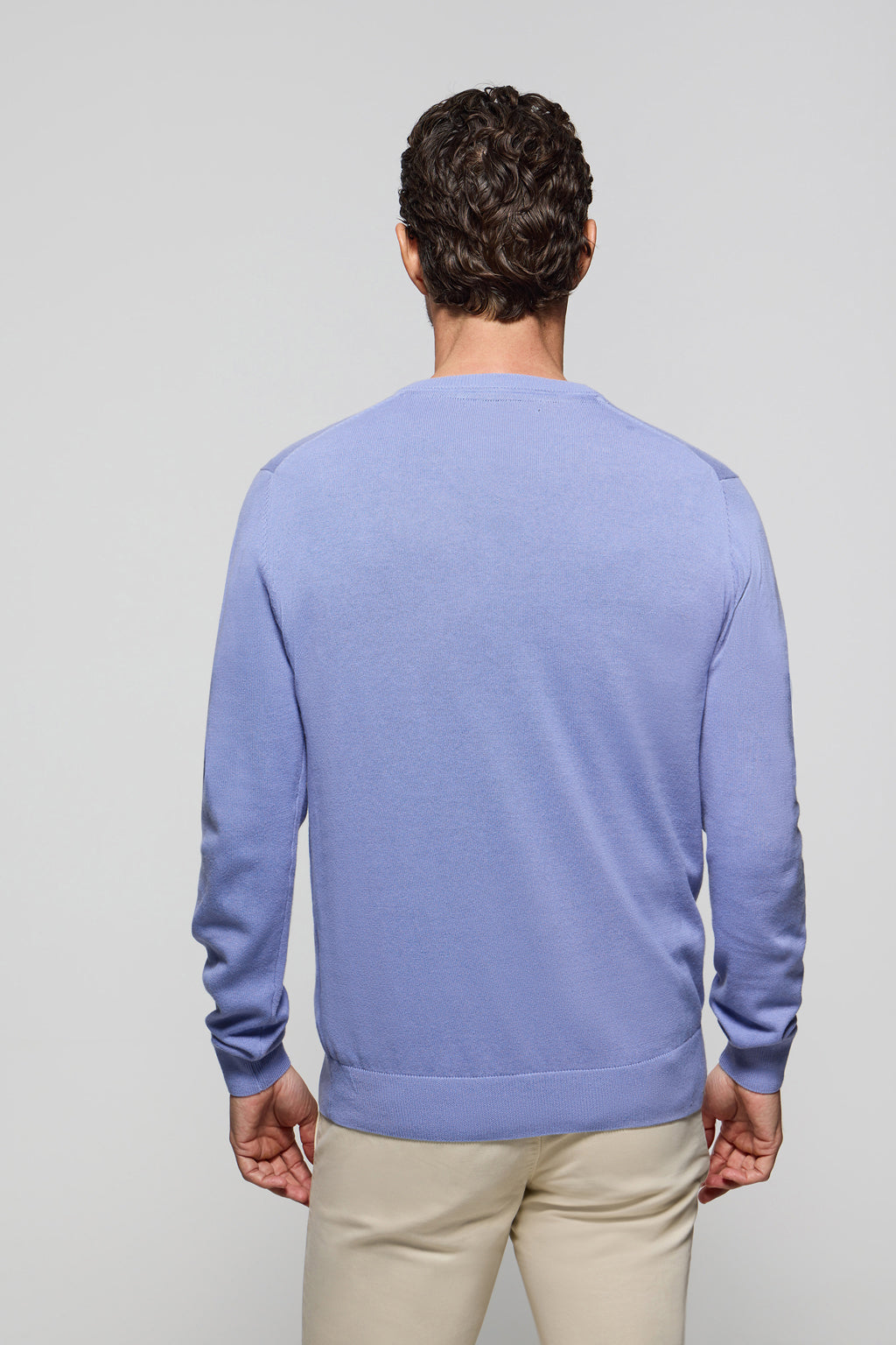 Lavendel blauwe trui hotsell