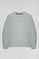Sweat-shirt basique à col ras du cou couleur grisâtre Minimal Polo Club